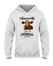 APPARENTLY I HAVE AN ATTIUDE WHO KNEW Hooded Sweatshirt thumbnail