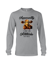 APPARENTLY I HAVE AN ATTIUDE WHO KNEW Long Sleeve Tee thumbnail