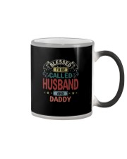 BLESSED TO BE CALLED HUSBAND AND DADDY VT Color Changing Mug thumbnail