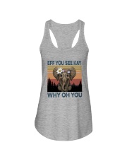 EFF YOU SEE KAY WHY OH YOU ELEPHANT Ladies Flowy Tank thumbnail