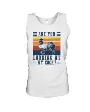 ARE YOU LOOKING AT MY COCK Unisex Tank tile