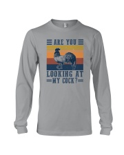 ARE YOU LOOKING AT MY COCK Long Sleeve Tee tile