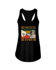 BEST Shih tzu DAD EVER Ladies Flowy Tank thumbnail