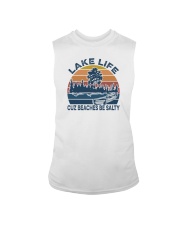 LAKE LIFE CUZ BEACHES BE SALTY Sleeveless Tee tile