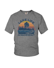 LAKE LIFE CUZ BEACHES BE SALTY Youth T-Shirt tile