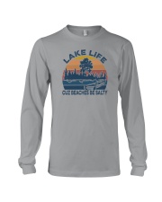 LAKE LIFE CUZ BEACHES BE SALTY Long Sleeve Tee tile