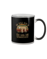 DER WILLE WAR DA ICH HAB IHN WEGGESCHICKT Color Changing Mug thumbnail