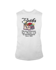 BOOKS HELPING INTROVERTS AVOID CONVERSATION Sleeveless Tee tile
