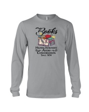 BOOKS HELPING INTROVERTS AVOID CONVERSATION Long Sleeve Tee tile