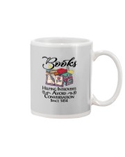BOOKS HELPING INTROVERTS AVOID CONVERSATION Mug tile