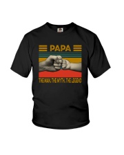 PAPA THE MAN THE MYTH THE LEGEND Youth T-Shirt thumbnail