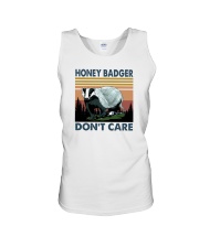 HONEY BADGER DON'T CARE Unisex Tank tile