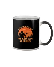 CAN'T WORK TODAY MY ARM IS IS A SLING Color Changing Mug thumbnail