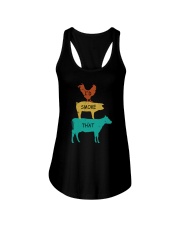 I'D SMOKE THAT BBQ Ladies Flowy Tank thumbnail