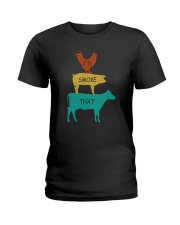 I'D SMOKE THAT BBQ Ladies T-Shirt thumbnail