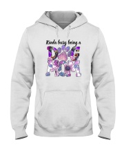 KINDA BUSY BEING A DOG MOM Hooded Sweatshirt tile