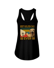 BEST GOLDEN RETRIEVER DAD EVER Ladies Flowy Tank thumbnail