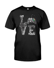 LOVE GAME CONTROLLER Classic T-Shirt front