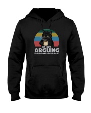 I'M NOT ARGUING COFFEE VINTAGE CAT Hooded Sweatshirt tile