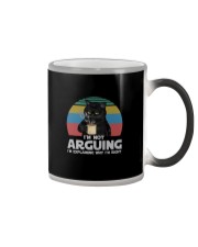 I'M NOT ARGUING COFFEE VINTAGE CAT Color Changing Mug tile
