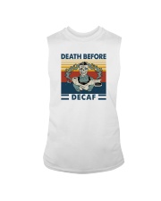 DEATH BEFORE DECAF VINTAGE Sleeveless Tee tile