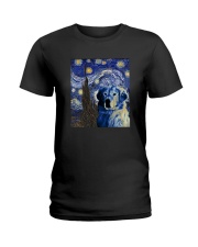 VAN GOGH GOLDEN RETRIEVER Ladies T-Shirt thumbnail