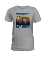 DOING MY BEST Ladies T-Shirt thumbnail
