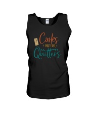 CORKS ARE FOR QUITTERS Unisex Tank tile