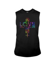 BLESSED BY GOD SPOILED BY MY HUSBAND a Sleeveless Tee tile