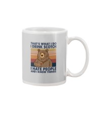 I DRINK SCOTCH I HATE PEOPLE Mug tile
