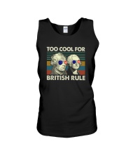 TOO COOL FOR BRITISH RULE Unisex Tank tile