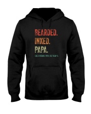BEARDED INKED PAPA Hooded Sweatshirt tile