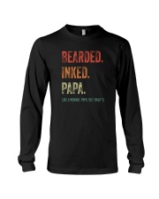 BEARDED INKED PAPA Long Sleeve Tee tile