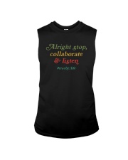 COLLABORATE AND LISTEN TEACHERLIFE Sleeveless Tee tile
