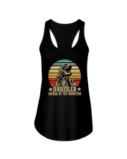 DADZILLA FATHER OF THE MONSTER Ladies Flowy Tank thumbnail