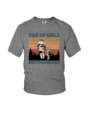firefighter dad Youth T-Shirt thumbnail