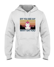 EFF YOU SEE KAY UNICORN Hooded Sweatshirt tile