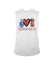 PEACE LOVE SHIH TZU Sleeveless Tee tile