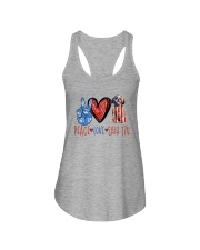 PEACE LOVE SHIH TZU Ladies Flowy Tank tile