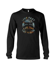 LIVE FAST EAT TRASH Long Sleeve Tee tile