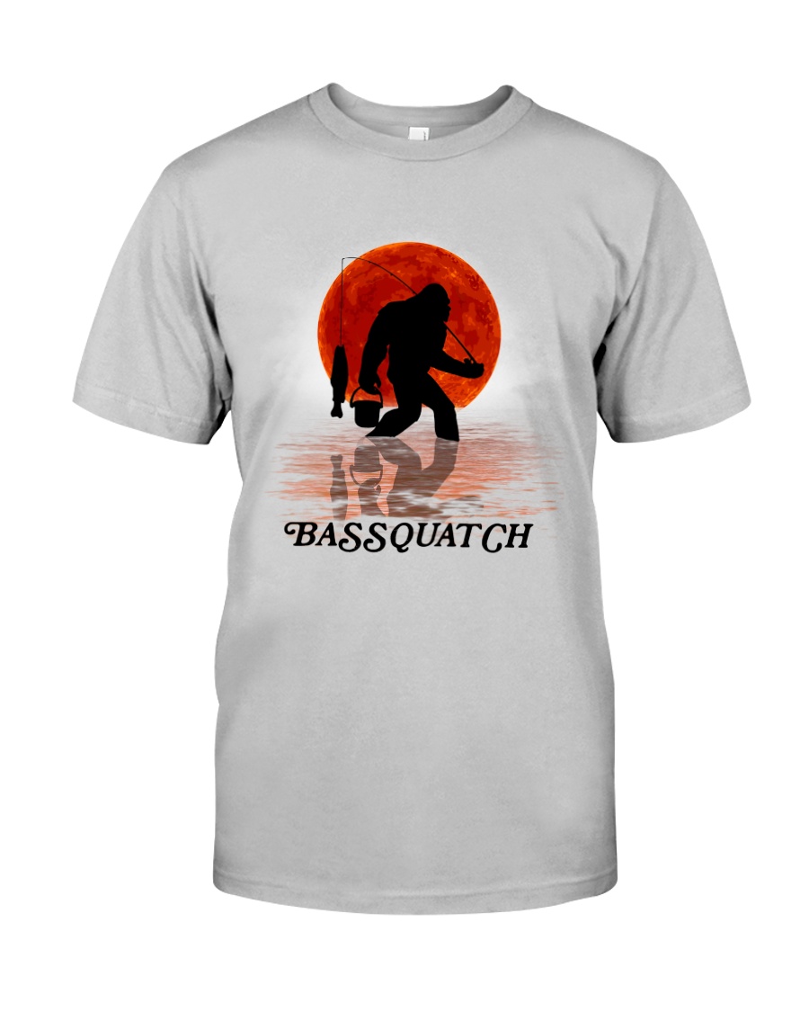 BASSQUATCH FISHING BIGFOOT Classic T-Shirt