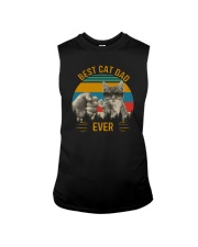 BEST CAT DAD EVER VINTAGE Sleeveless Tee thumbnail