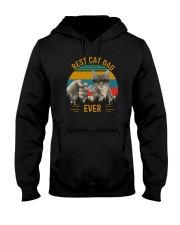 BEST CAT DAD EVER VINTAGE Hooded Sweatshirt thumbnail