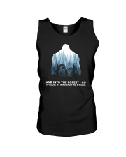 AND INTO THE FOREST I GO BIGFOOT Unisex Tank tile