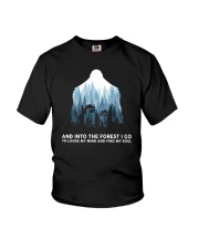 AND INTO THE FOREST I GO BIGFOOT Youth T-Shirt tile