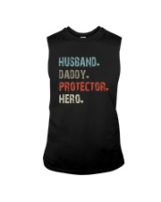HUSBAND DADDY PROTECTOR HERO Sleeveless Tee tile