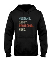 HUSBAND DADDY PROTECTOR HERO Hooded Sweatshirt tile