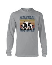 LET ME CHECK GIVE A SHITOMETER CATTLE Long Sleeve Tee tile