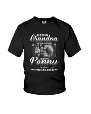 BEING GRANDPA IS HONOR BEING POPPY IS PRICELESS Youth T-Shirt thumbnail