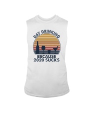 DAY DRINKING BECAUSE 2020 SUCKS Sleeveless Tee tile